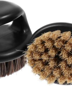 Healeved Cepillo para Barba Hombre 2 Piezas de Abs Práctico para Exfoliar la Piel y Mantener la Barba Saludable en Afeitado Húmedo Color Aleatorio
