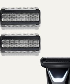 Paquete de 2 cuchillas de repuesto compatibles con MANSCAPED 5.0 de acero inoxidable para la cabeza de afeitadora