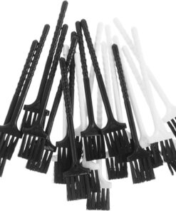 Toyvian Cepillo de Limpieza Paquete de 20 Piezas para Afeitadora Eléctrica Mango Largo y Cerdas Finas de Nylon, Quita Pelos Residuales, Adecuado para Uso en Casa y Viajes