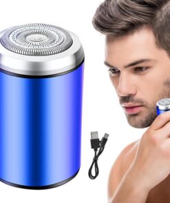 Afeitadora Eléctrica Pequeño recortador silencioso de afeitado | Afeitadora de Barba Impermeable para Afeitar Rostro, Barba, Cuerpo, Axilas, Espalda, y Llevar en Bolsillo o Maleta de Viaje