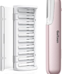 Dermaplane - Maquinilla de afeitar para mujer, belleza facial, herramienta de dermaplaning sónico para exfoliación y depilación facial de melocotón