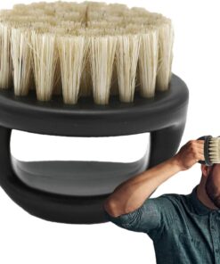 Beard Man Brush - Cepillo portátil para barba para hombres con asa | para viajes, hogar y peluquería, bálsamo y fáciles de aplicar