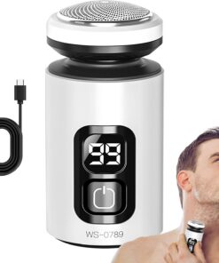 Afeitadoras Eléctricas para Hombre Afeitadora Inalámbrica para en/Mojado | Máquina de Afeitar Mini para Hombre Regalo para Papá, Novio, Familia, Amigos, Él