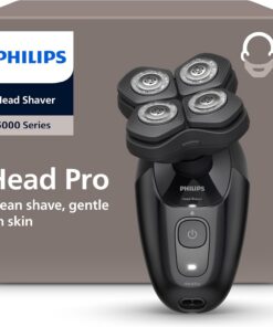 Philips Serie 5000 Pro - Afeitadora de cabeza para hombres y mujeres, cabezal flexible 360°, cuchillas ComfortCut para un afeitado apurado y suave, HS5980/15