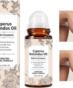 Depilatorio Mujer con Rodillo y Cuidado Natural Calmante e Hidratante de la | 50ml Depilatorio Corporal Para Afeitado para Piernas Zona del Bikini Pecho Vientre Viaje Diario Playa Boda