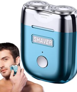 Maquinillas De Afeitar Para Hombre Recortadora De Barba Para Afeitar | Recargable Sin Cable Húmedo y , Recortador de Barba Compacto para un Afeitado