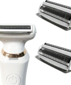 Cabezal de repuesto para depilación de maquinilla de afeitar para un dispositivo impecable de acabado táctil | Accesorio de afeitadora eléctrica para mujer
