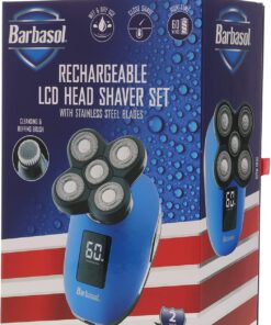 XTREME DIGITAL LIFESTYLE ACCESSORIES Barbasol - Afeitadora de cabeza LCD recargable