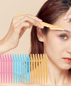 Maquinillas de afeitar de precisión para moldear la cara para el aseo de adultos, paquete múltiple, herramientas de pelo facial para uso en el hogar, viajes, 21 unidades