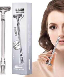 Recortador de Nasal Herramienta Manual De Afeitado Segura | Recortador Facial Para Barba Y Cejas Para Labios, Facial, Barba, Familia, Hombres, Viaje De Negocios, Viaje Y Hogar