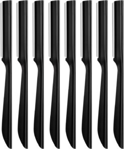 Miss Gorgeous - Maquinilla de afeitar de cejas para hombres y mujeres, afeitadoras de aseo (negro)