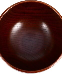 Ciieeo Cuenco de Madera Marrón para Jabón de Afeitar Material Sintético Flexible y Fácil de Limpiar, Adecuado para Cuidado de Barba Hombre y Afeitado Diario
