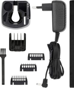 WAHL Groomsman afeitadora eléctrica de precisión, sin cable y con batería recargable, para barbas largas y cortas, para el cuerpo, la nariz y las orejas | Hoja de alta precisión, batería de 60 minutos, mango suave al tacto, soporte de almacenamiento individual