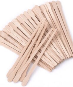 Ballena 400 piezas barras de cera aplicador de cera espátulas pequeñas madera Craft – Varillas para pelo cejas eliminación