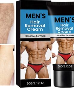 Crema Depilatoria Corporal Loción Calmante Depilatoria para Hombre | Crema para Zona Íntima para Cuerpo Axilas Rostro Pubis Piernas Espalda Pecho Melena Barba Viaje Hogar