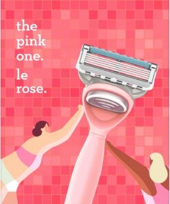 Joy, The Pink One, 1 maquinilla de afeitar y 2 cartuchos