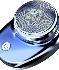 Afeitadora eléctrica compacta de carga rápida para hombres, moderna y compacta, recortadora de barba, herramienta de afeitado de viaje para hombres