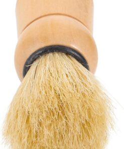 STOBAZA Cepillo para Bigote con Mango de Madera y Cerdas Naturales para Eliminar Residuos y Limpiar, Adecuado para Cuidado Personal y Afeitado Masculino
