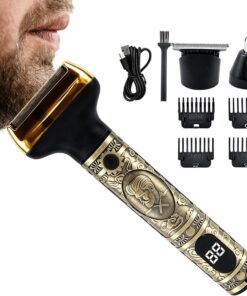 Recortadora de Barba Afeitadora Eléctrica Recargable Para El Bigote | Recortadora De Pelo para recortar, perfilar, cuidar rostro, cuerpo, nariz, cabeza y cabello, multiuso en casa y para viajes