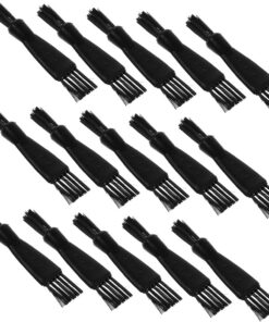 VALICLUD Cepillo de Limpieza para Afeitadora Eléctrica de Hombre Diseño de Doble Cabeza, Plástico Resistente y Paquete de 20 Piezas para Limpieza Profunda