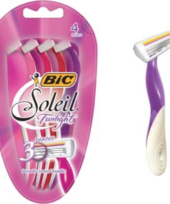 BIC Soleil Twilight - Maquinilla de afeitar desechable, para mujer, 4 unidades