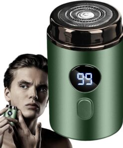 Afeitadora Eléctrica Portátil Recargable Impermeable Portátil con Pantalla | Recortadora de Barba Recargable para Mujeres, Hombres, Dama, Esposo, Pierna, Cuerpo, , Pecho, Hogar, Diario, Viaje