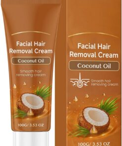 Crema Depilatoria Para Vello Facial 100g , Calmante Y Portátil | Fórmula Depilatoria Facial Para Dormitorio Hogar Viajes Salón De Belleza Gimnasio Axilas Brazos Mejillas