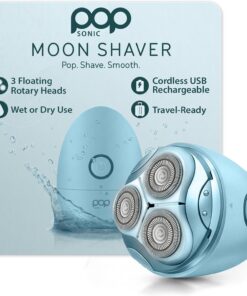 Moon Shaver by Pop Sonic | La afeitadora facial y corporal Experimenta una piel suave y sedosa - Pizarra