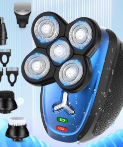 Afeitadoras de cabeza para hombres calvos, afeitadora de cabeza inalámbrica, afeitadoras de cabeza calva para hombres, afeitadora eléctrica recargable para hombres, afeitadora eléctrica para hombres
