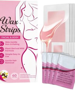Tiras Depilatorias Corporales para Eliminación de - Parches Depilatorios | Tiras para Piernas - para Mujer Hombre en Casa