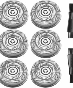 Cuchillas de afeitar eléctricas para hombre compatibles con cuchillas de repuesto de rategist, cuchillas de afeitadora eléctrica para afeitadora eléctrica recargable WD787, 2 cepillos de limpieza,