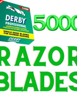 5000 "Derby Professional" Cuchillas de afeitar de un solo filo para maquinilla de afeitar recta