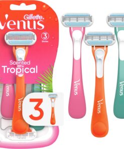 Gillette Venus – Cuchillas de afeitar desechables Tropical, 3 Count