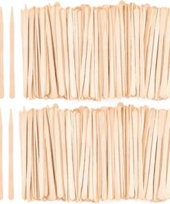 EWVVSS 1200 barras de cera para cejas para depilación premium sin astillas, pequeñas barras de cera de madera de precisión para cejas aplicadoras para depilación facial