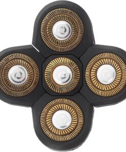 YARNOW Cabezal y Recorte de Precisión para Afeitadora Eléctrica de Repuesto de 5 Cuchillas de Metal con Ajuste a Contornos Faciales para Piel Sensible y Usuarios Frecuentes