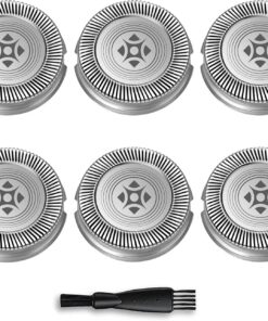 Cabezales de repuesto SH30 compatibles con afeitadoras Series 3000 2000 1000 S738 S1560 Click and Style, cuchillas dobles de repuesto SH30 para cuchillas de repuesto serie 3000, 6 unidades.