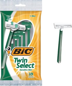BIC Twin Select Men's Disposable Razor, 10 Count (Pack Of 3)