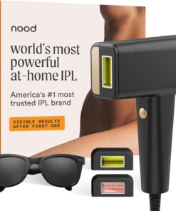 Nood ™ NUEVO Flasher Pro — Dispositivo de depilación láser IPL y terapia de luz roja antienvejecimiento para mujeres y hombres — Resultados permanentes, visibles y sin dolor desde el primer uso y func