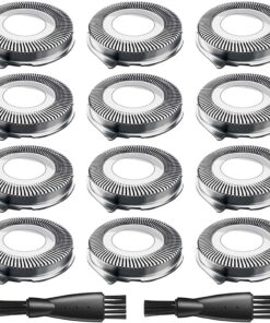 Paquete de 12 cabezales de repuesto SH30 compatibles con afeitadora Philips Norelco 2400, cuchillas de repuesto compatibles con cabezales de repuesto Norelco para maquinilla de afeitar eléctrica para