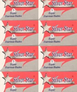 40 Cuchillas de afeitar Silver Star - Super Stainless Steel