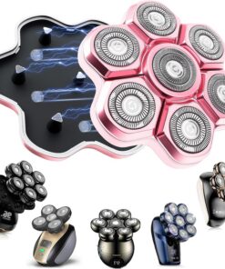 Universa Pink - 7 cuchillas magnéticas de repuesto para ROSSIFUR Lovcoyo Gisaae Bazivve ElectriBrite Freebird Grooming Kensen Head cabezales de repuesto