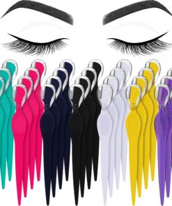 28 Piezas Navajas de Cejas Cuchillo de Cejas Afeitadora Moldeador Recortadora de Cejas Herramienta de Afeitar de Vello Facial para Navidad San Valentín (Multicolores)