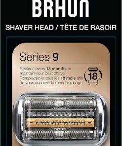 Braun, Series 9, Cabezal de repuesto para afeitadora eléctrica 92S, compatible con todas las maquinillas de afeitar eléctricas Series 9, 9290cc, 9291cc, 9370cc, 9293s, 9385cc, 9390cc, 9330s y 9296cc