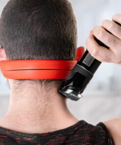 plantilla de afeitar escote y guía del pelo recorte | barber estilo diy de manos libres cortar, recortar y afeitar uso de líneas rectas