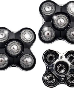 2 cabezales de repuesto para afeitadora Remington Balder RX5/XR7000/XR1500, 5 cabezales de doble pista para cabezales de repuesto de afeitadora Remington, afeitadora de cabeza húmeda y seca para