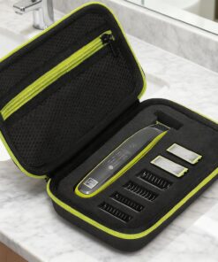Caja de almacenamiento para recortadora compatible con afeitadora eléctrica QP2520/70 QP2520/72 QP2520/90 QP2630/60 QP2630/70 QP2630/72