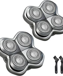 Cabezales de afeitadora Pro 4 compatibles con Skull Shaver Pitbull PRO, paquete de 2