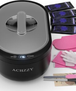 Achzzy Máquina de cera de parafina para manos y pies, calentador de cera de parafina de 2000 ml, modo de temperatura y reserva, calentador termostático, nutritivo e hidratante, ideal para baños de