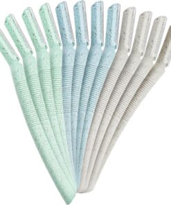 ennva Dermaplane - Maquinilla de afeitar para cejas para mujer, afeitadora facial para mujer, afeitadora facial para uso corporal, multiusos, cuchillas desechables para depilación facial, herramienta