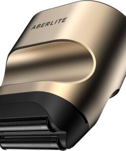 Aberlite Afeitadora Touch 2 Head para hombres calvos, afeitadora de papel de aluminio para cabeza y cara calvas, láminas ultrafinas de 0.05 mm para resultados suaves, agarre múltiple ergonómico